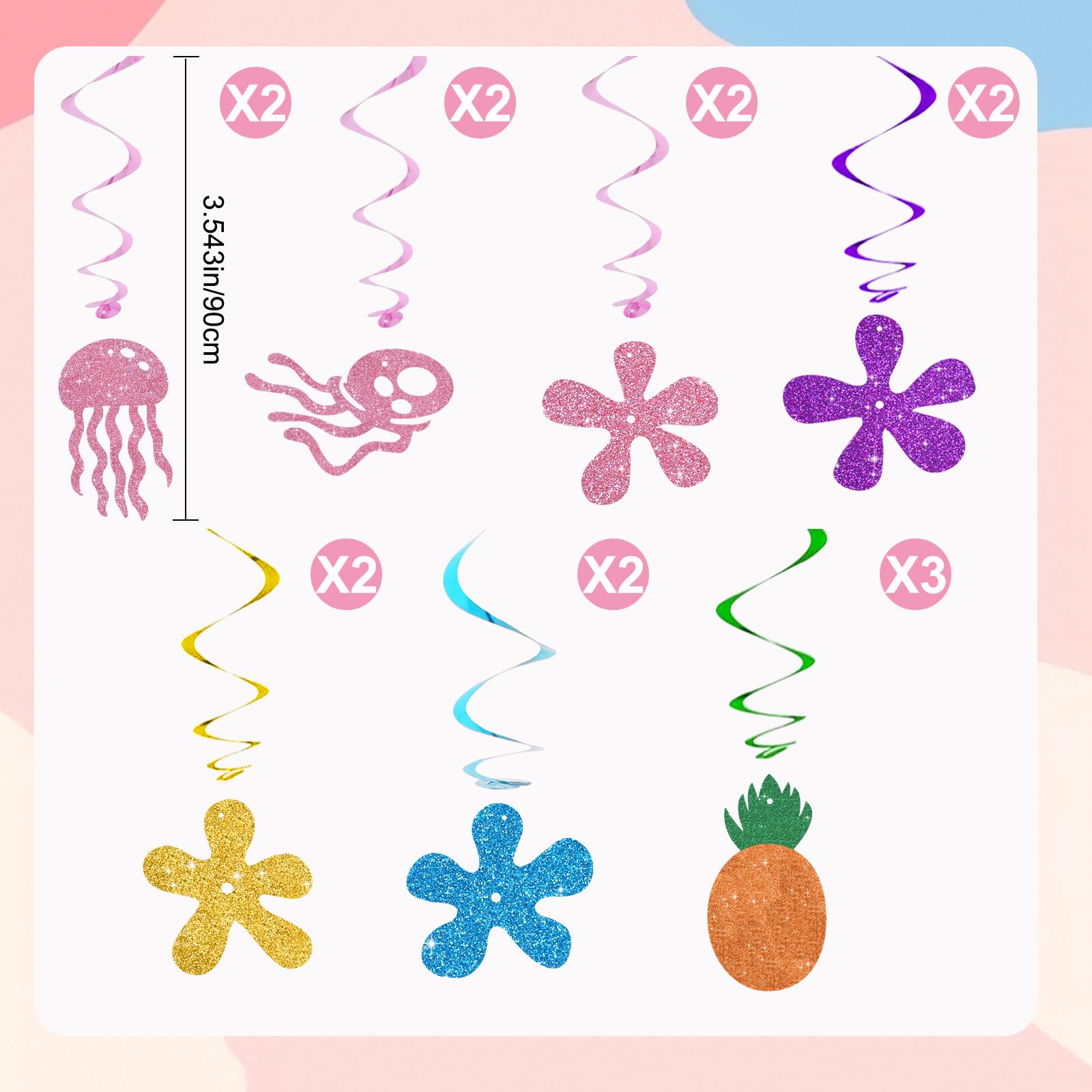 Yellow Jellyfish Party Decorations - FREE SHIPPING -2
