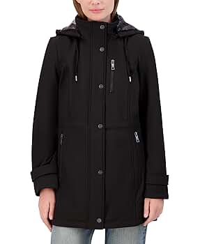 Nautica Women's Softshell Jacket Midweight Water and Wind