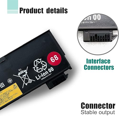 Miniatura 3 de BOWEIRUI 45N1775 45N1776 45N1126 68 Reemplazo de batería para laptop Lenovo ThinkPad T440 T440S X240 X240S S440 S540 X250 T450S L450 X260 T450 T460