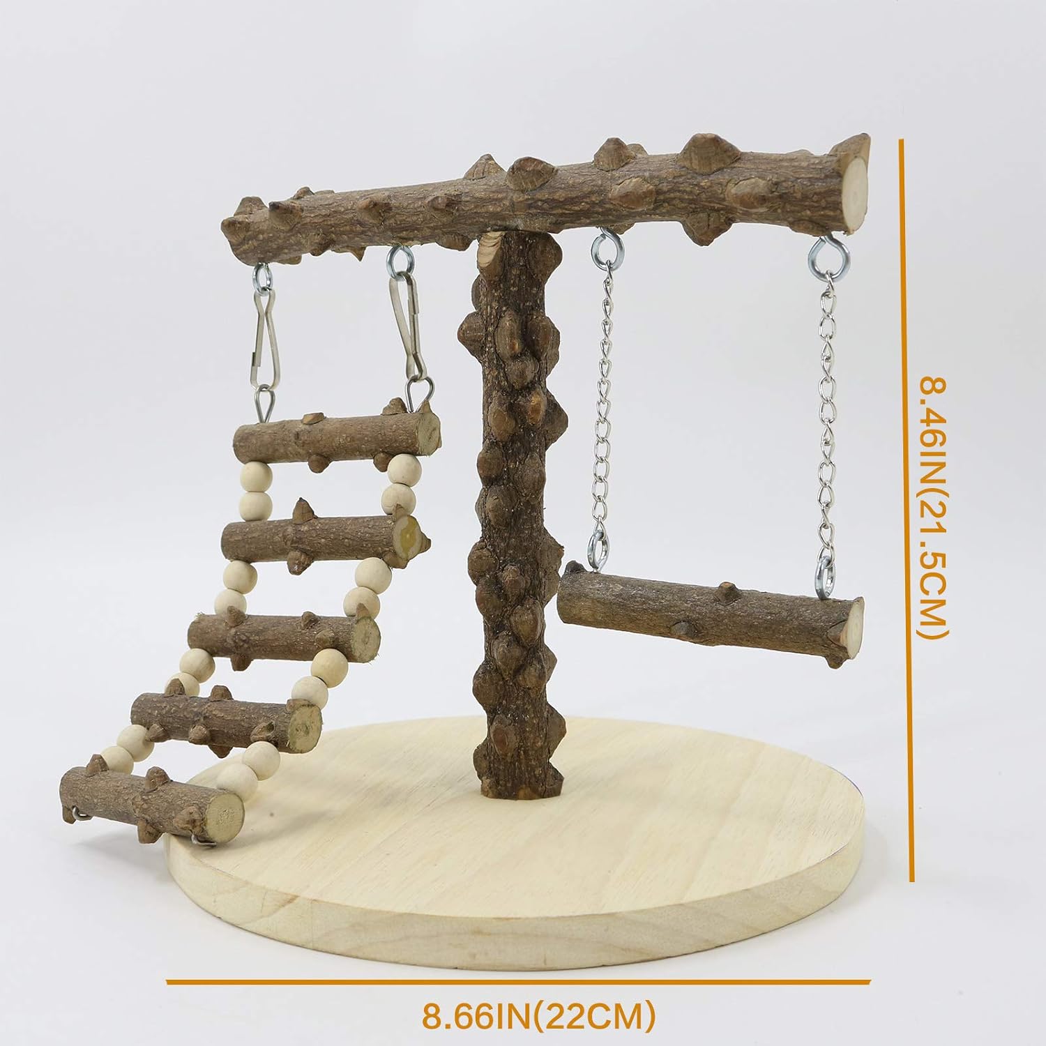 YINGGE Bird Training Rack Parrot Playstand Bird Play Stand Cockatiel Playground Wood : Pet Supplies