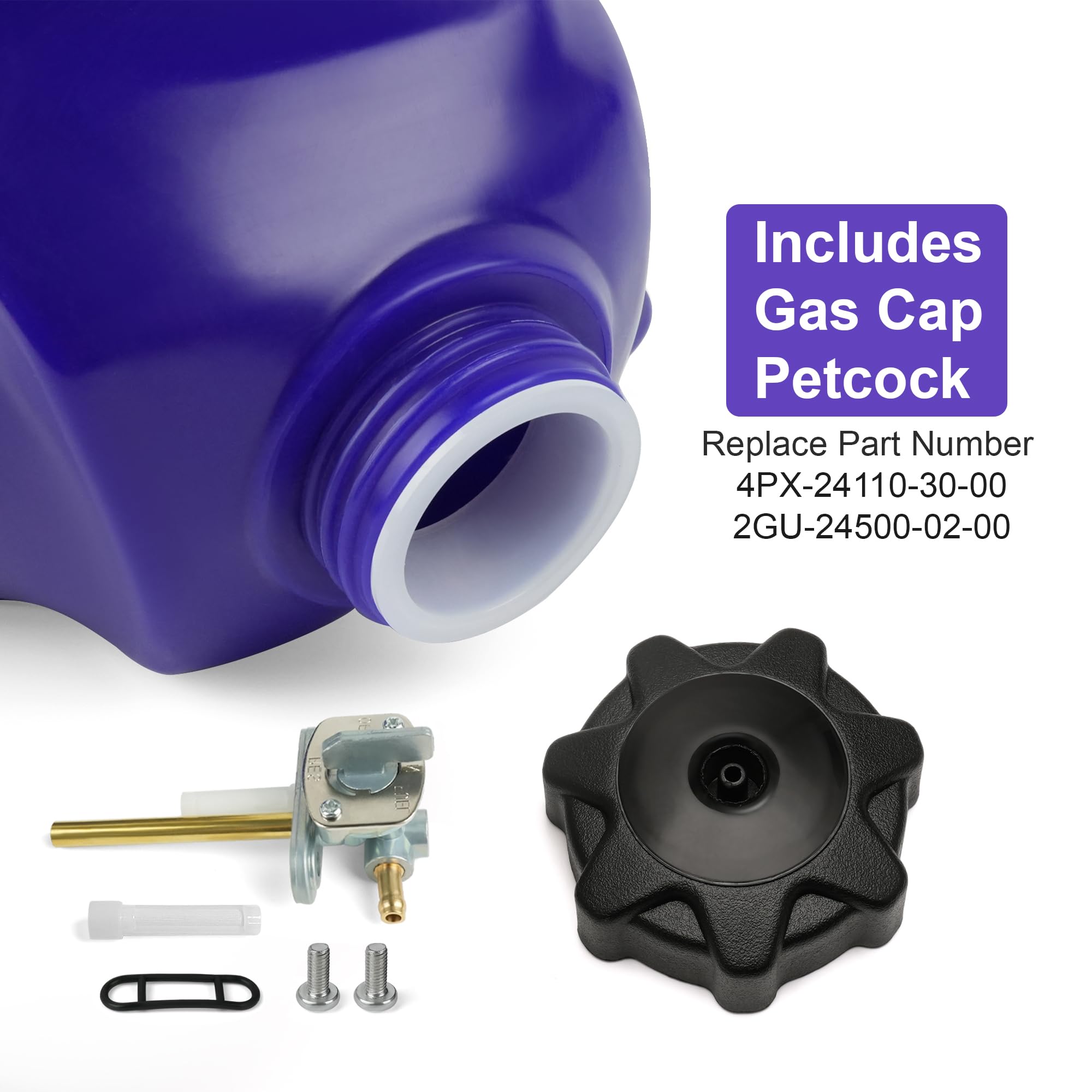 Amazon.com: Fuel Tank Gas Tank 4PX-24110-30-00, 2GU-24500-02-00