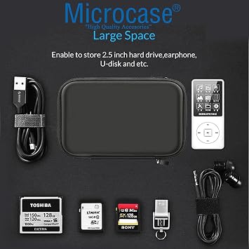 Microcase Hard Disk Usb Memory Card etc Carrying Case 2.5 inch - AL2783