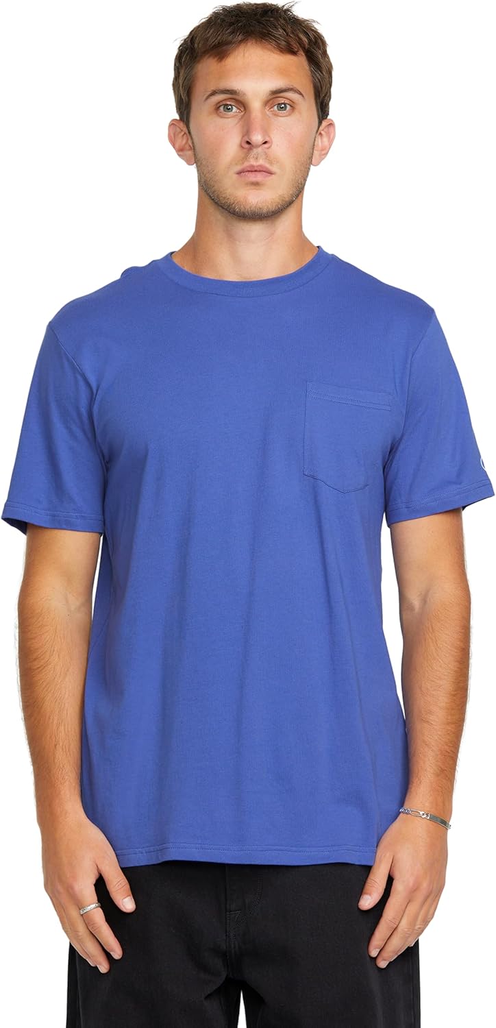 Volcom Men's Solid Stone Modern Fit Short Sleeve Tee