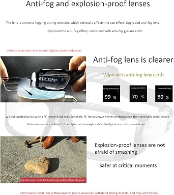 SooGree Basketball Sports Goggles Protective Eyewear for Men Safety Glasses