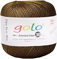 Vista 109 de Golo - Hilo de ganchillo tamaño 30, hilo de colores para hacer encaje 310
