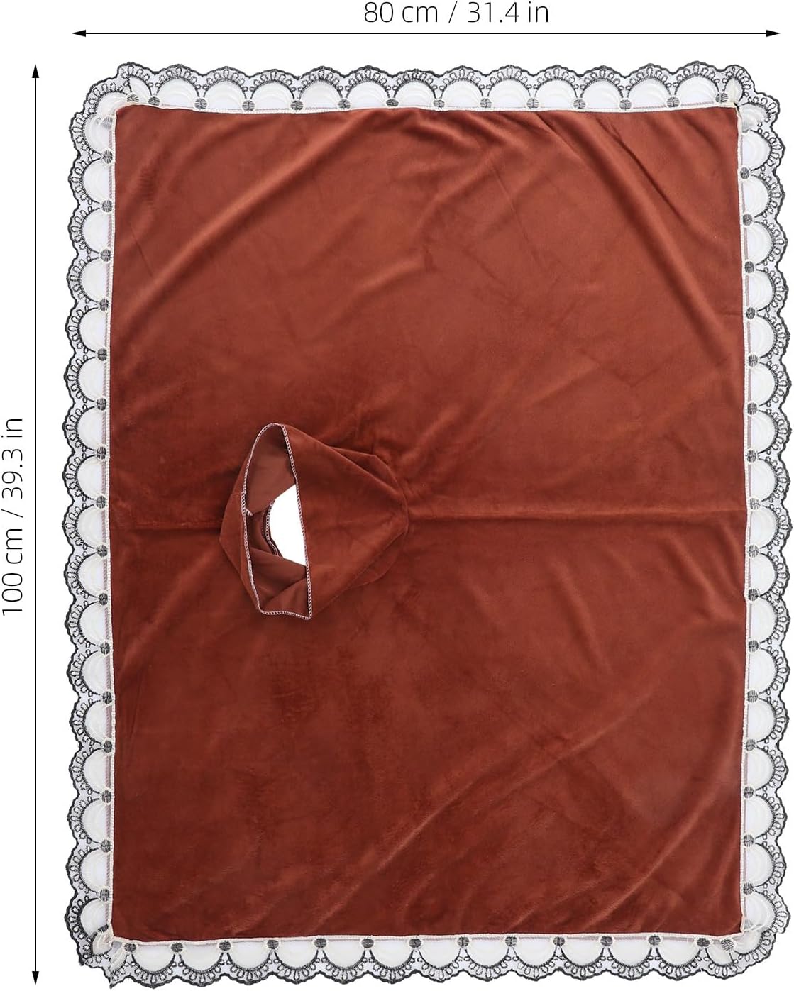 2pcs Massage Table Sheets - Beauty Salon Spa Table Cover Reusable Face Hole Towels Massage Bed Cover Sheets with Hole for Salon 80 X 100 Cm