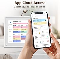 Vista 8 de Dragon Touch Calendario Digital de Tabla de Tareas de 10.1 Pulgadas – Pantalla Táctil Interactiva, Planificador Familiar Inteligente, Calendario
