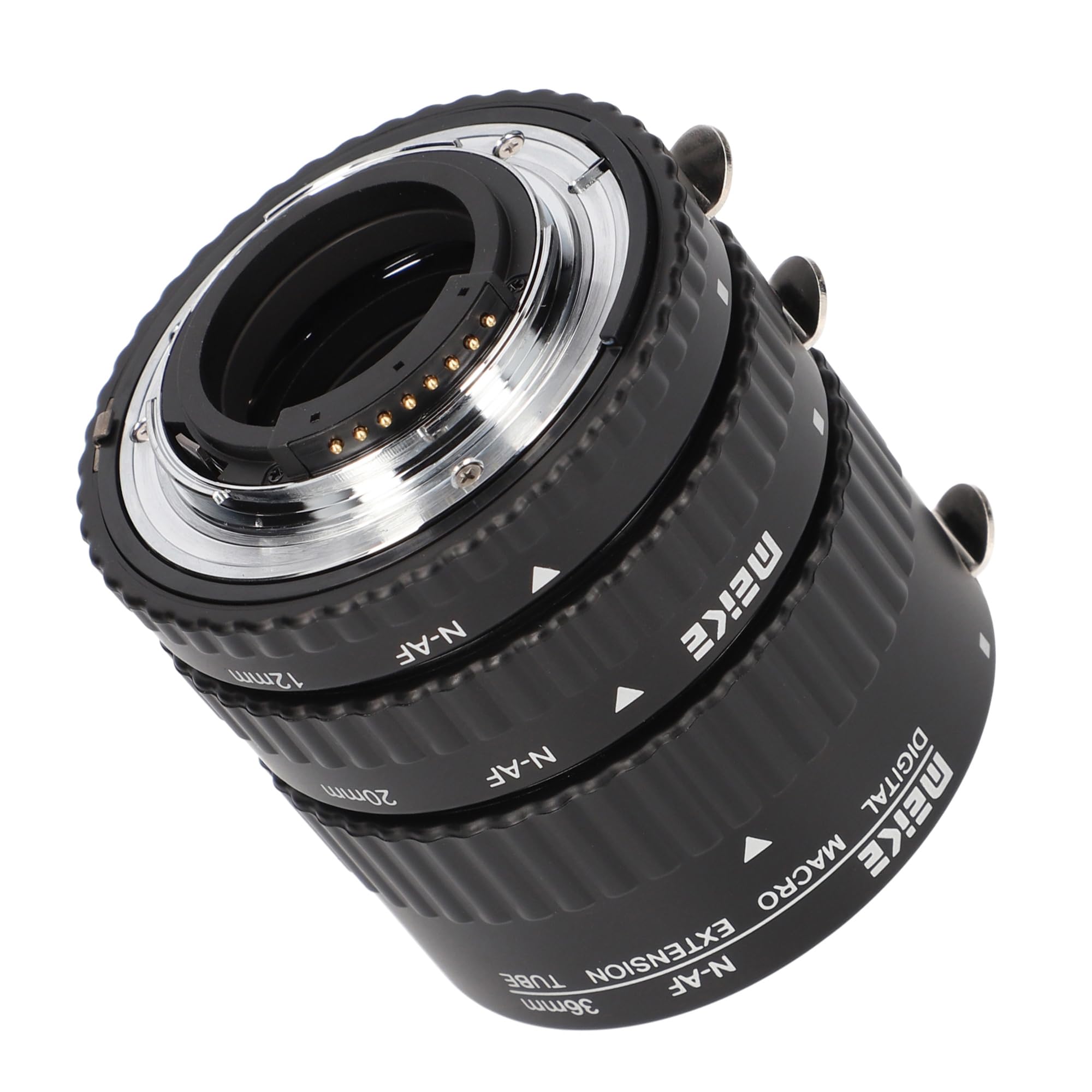 Khalia-Foto AF Autofokus Zwischenringe Kompatibel mit Nikon SLR Kameras Automatik-Zwischenringe Metall