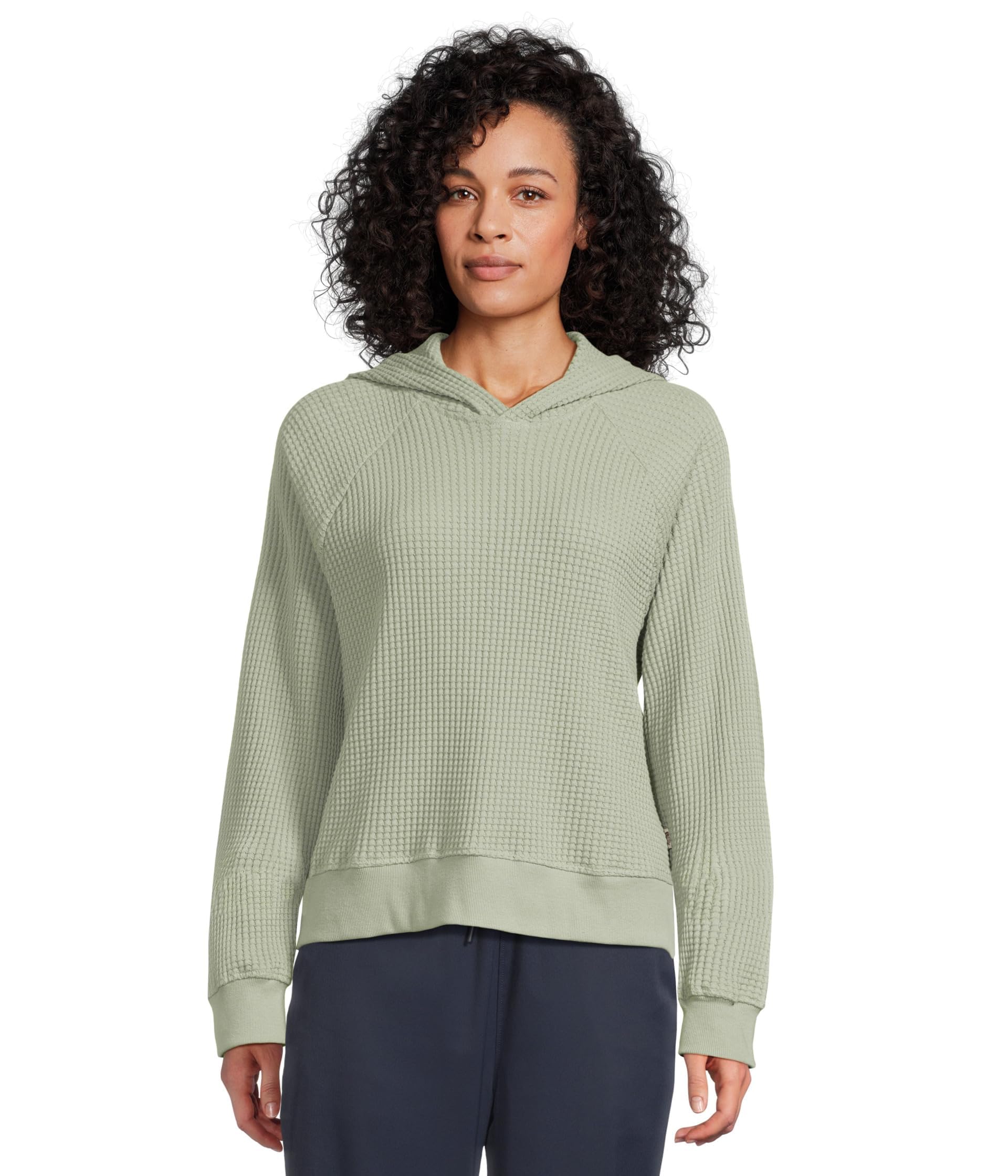 THE NORTH FACE womens Chabot Hoodie | 2 Piece Hood With Front Overlap, Rib Knit Cuffs & Hem, Raglan Sleeves & Logo Flag Label