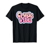 Cruise Vacation Vibe Bubble Gum Pink Ship Wear T-Shirt