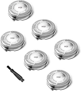 HQ8 Replacement Heads Compatible with Philips Norelco Aquatec Shavers,HQ8 Blades Compatible with Norelco Aquatec Replacement Heads,for HQ8 Razor Series AT810 PT720 AT880 Etc Model