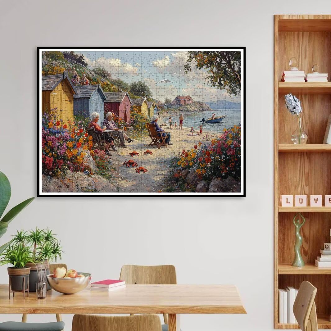 Puzzle 1000 Pezzi, Puzzle Paesaggi per Adulti, 70x50cm, Compact Box -4500
