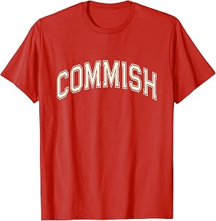 Funny Fantasy Football COMMISH Drafting Champ Commissioner T-Shirt