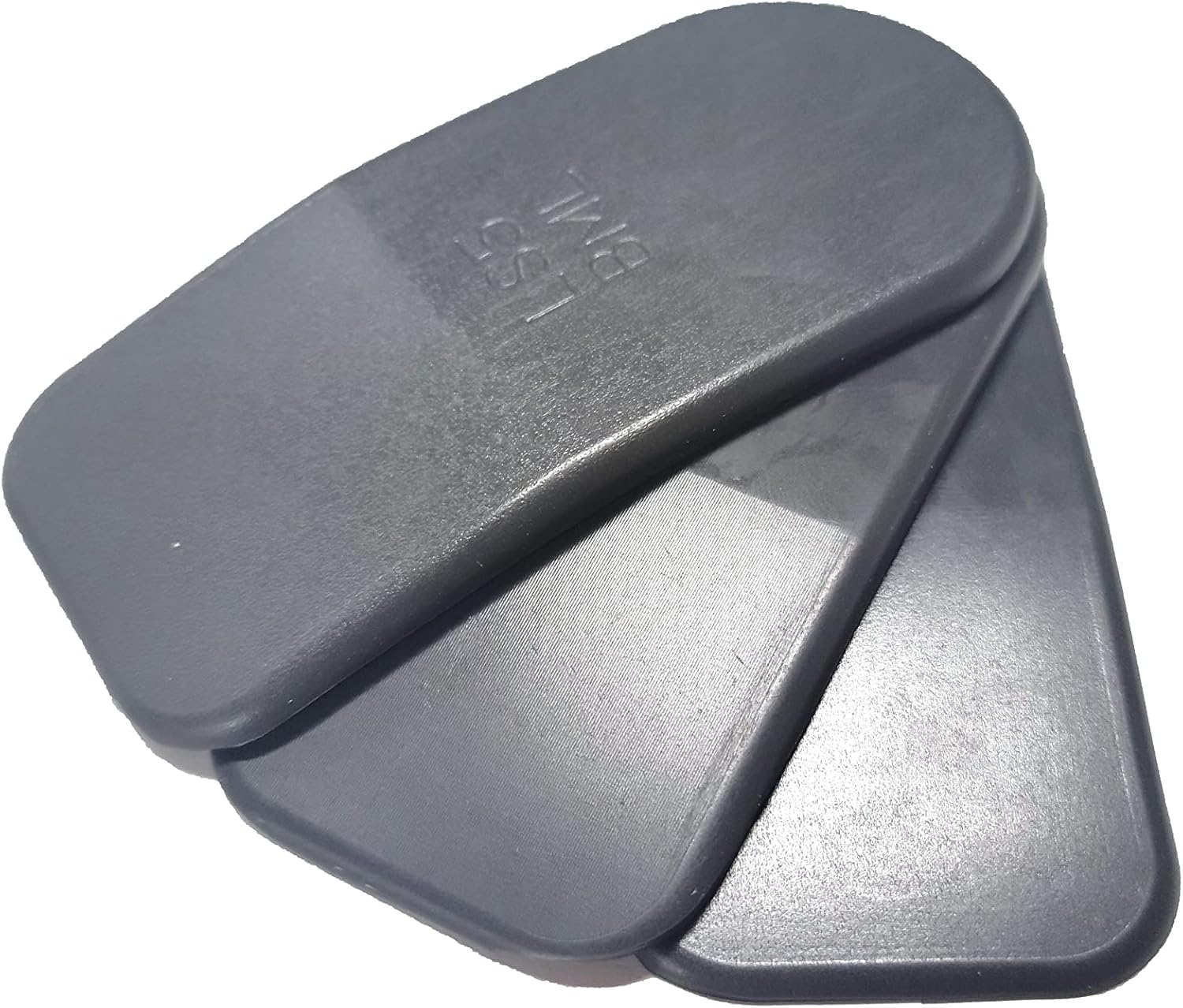 BML 5mm Heel Lifts, 3pk (Ladies Small, Gray [Super Soft])