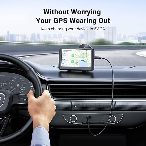 Miniatura 4 de UGREEN Mini cable USB de 3 pies mini cable USB 20 mini cable USB B mini cable cargador USB compatible con Garmin Nuvi GPS Nav cámara de salpicadero