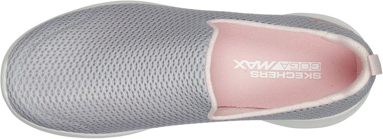 Skechers Performance Go Walk Joy Slip-On Women's Slip On, 8 B(M) US, Grey-Coral
