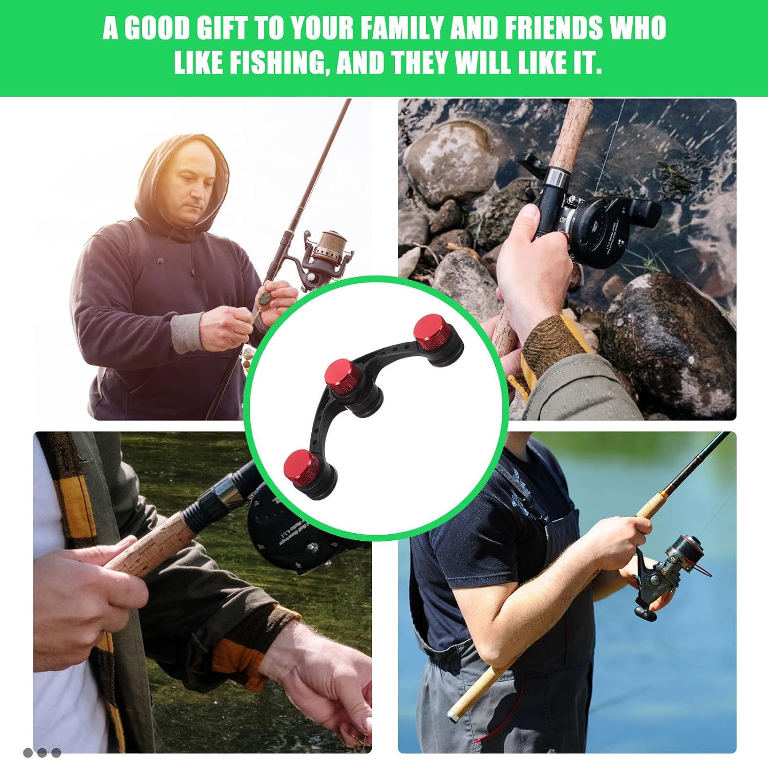 Garneck Fast Fishing Knot Tying Tool Lightweight Portable Steel Knotting Tool for Outdoor Fishing Accessories, for Knots and Leader Rigging