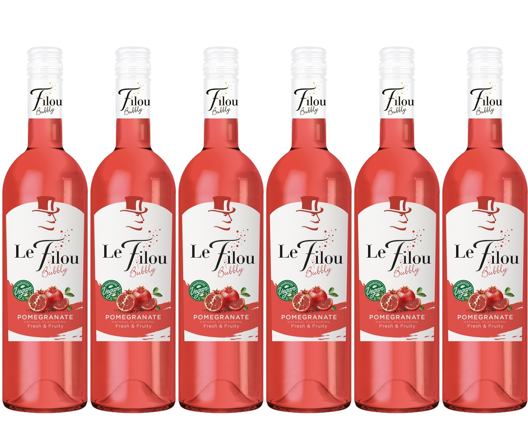 Le Filou - Bubbly Pomegranate - Flavoured and sparkling wine cocktail (6 x 0,75L)