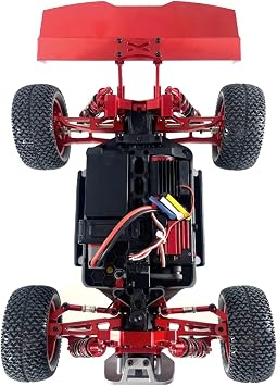 RC Modifications Spare Compatible With MJX For Hyper Go 16207 H16PL 1/16 RC Car Upgrade Parts Replacement Accessories Metal Tail Wing