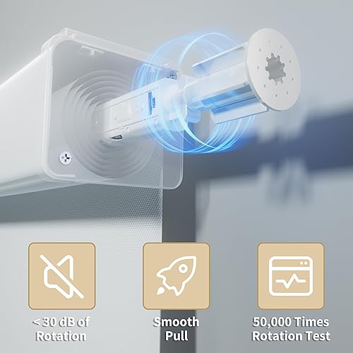 Miniatura 4 de ColourTree Persianas opacas sin cordones, sin cordones, con aislamiento térmico, fácil de instalar, para oscurecer la habitación, para el hogar,