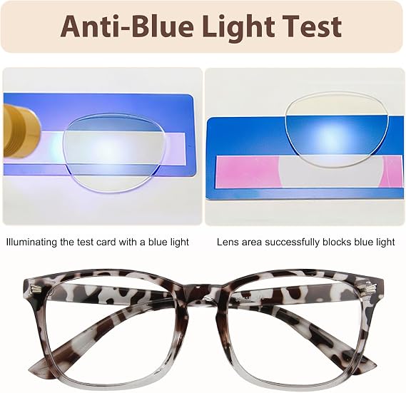 2 Pack Blue Light Blocking Glasses for Men And Women,Fashion Clear Lens Glasses for Screen Time, Anti Glare Computer Glasses to Block Blue Screen Light