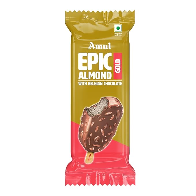 Amul Ice Cream Gold EPIC Almond, 80 gm