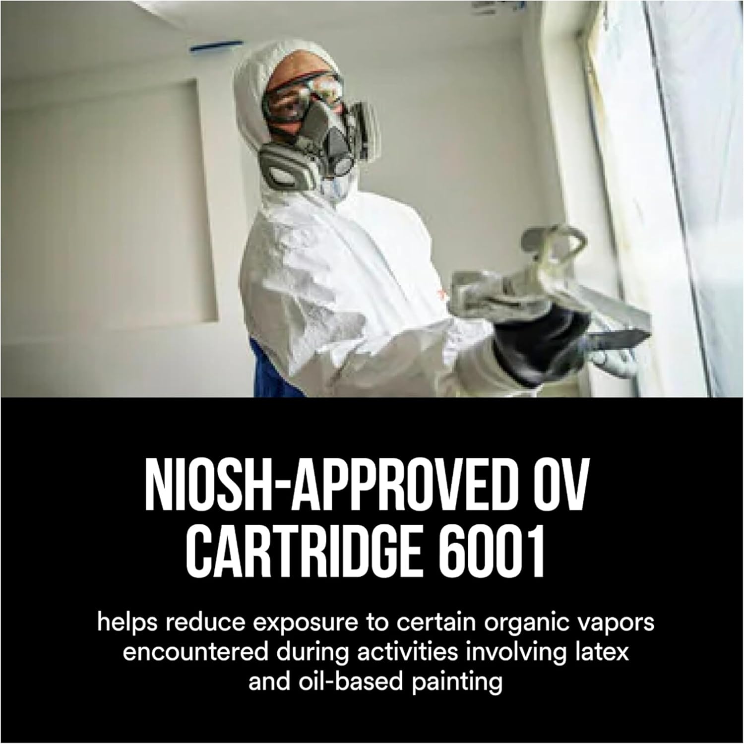 3M Performance Supply Kit, Contains 1 Pair of Cartridges & 2 Pairs of P95 Filters, Replacement Cartridges for 3M 6000 Series, For Paint Project, Use With Any 3M Bayonet Mount Respirator (6022P1-DC)