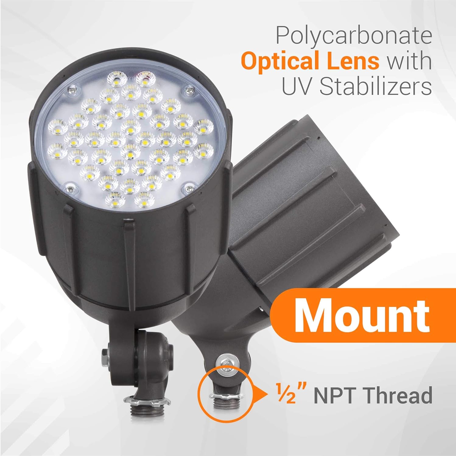 One-Day Sale: Up to 40% Off 40-Watt LED Bullet Flood Light for 120 Volt Outdoor Landscape Lighting, 4800 lm, Bronze, 200W MH Equal, Flagpole Light, 22° Spot Beam, Monument Sign Lighting, Warm White (3000K, 1-Pack) Exclusive Discount 70% Price 40-Watt LED Bullet Flood Light for 120 Volt Outdoor Landscape Lighting, 4800 lm, Bronze, 200W MH Equal, Flagpole Light, 22° Spot Beam, Monument Sign Lighting, Warm White (3000K, 1-Pack)