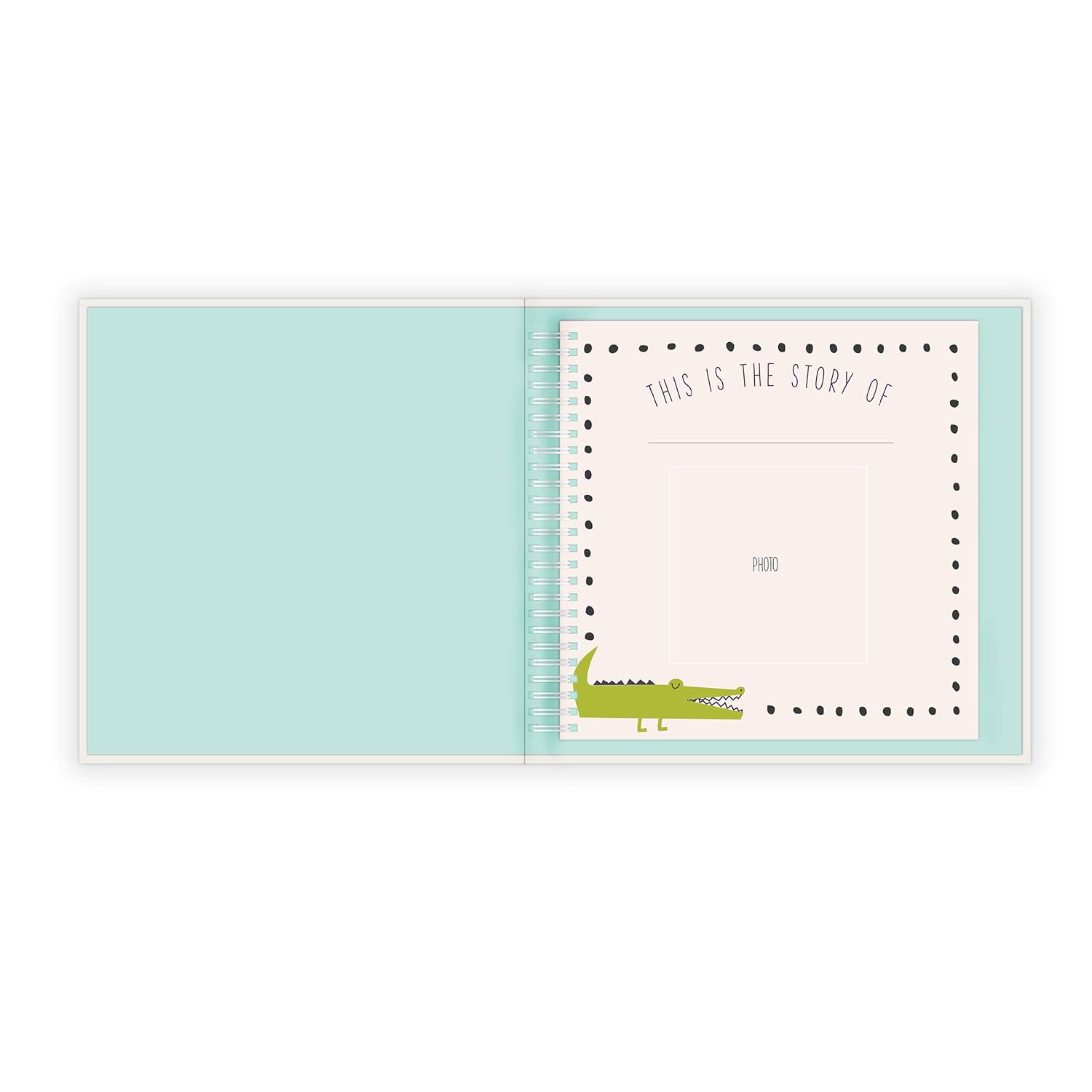 Lucy Darling Little Animal Baby Memory Book - First Year Journal Album To Capture Precious Moments - Milestone Keepsake For Boy Or Girl - Made In USA : Baby