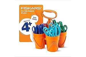 Fiskars 5-inch Blunt-Tip Scissors for Kids