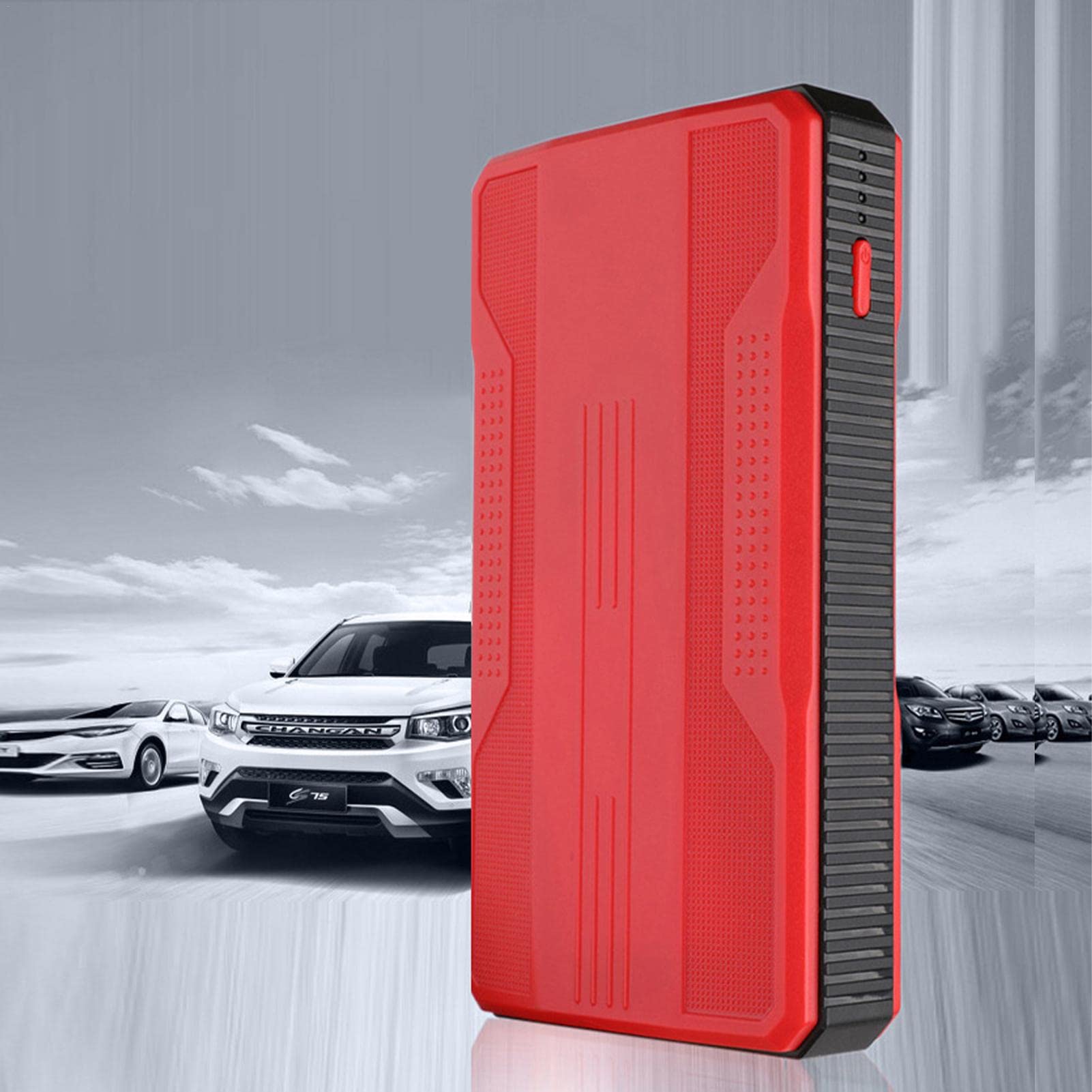 Arrancador de batería para Coche,20000mAh 12V Batería Booster Pack | Inflador de neumáticos Digital | Paquete de Refuerzo de batería de Coche, Cargador de Banco de energía portátil