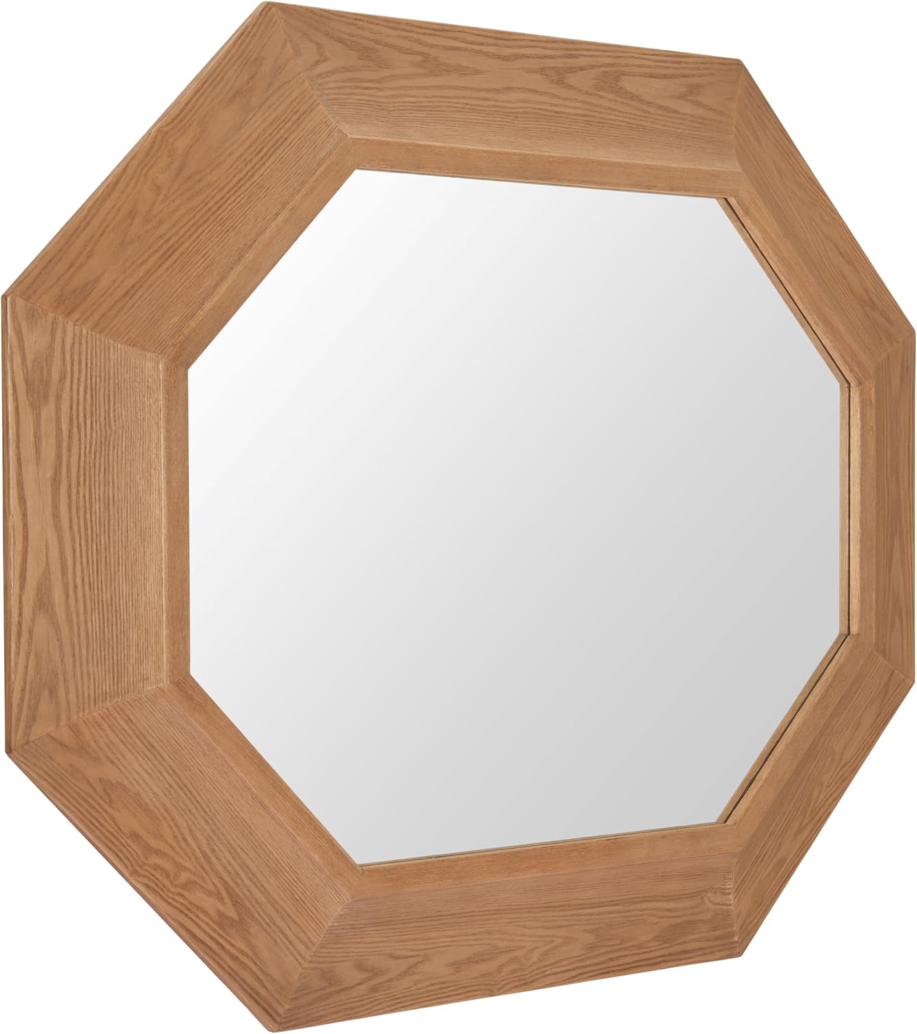 Zuo Otekant Mirror Natural, Natural Wall Decor, Modern Style, Hanging, Fir Wood, Horizontal or Vertical, Decor Mirrors, 42.9" W x 3" D x 52.8" H