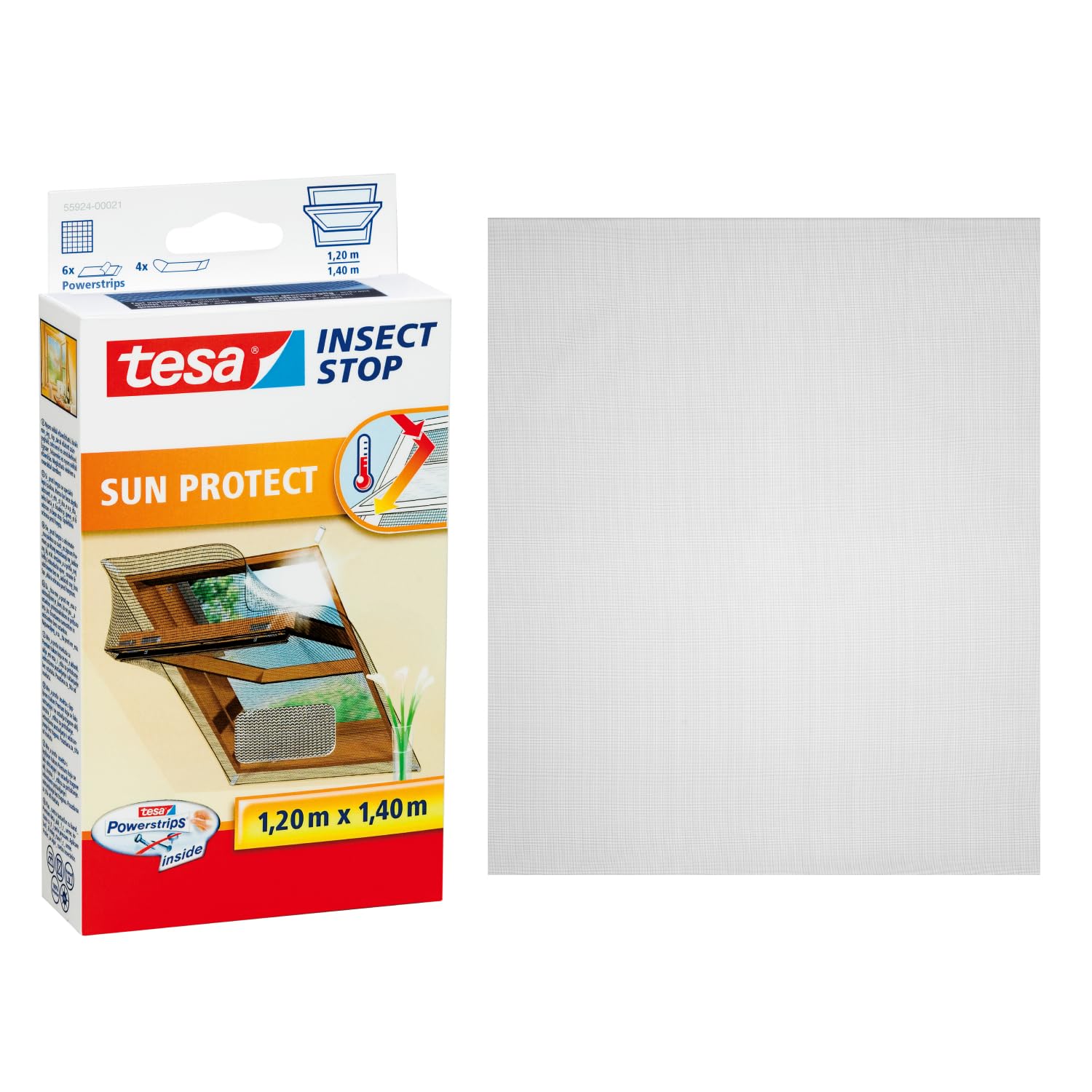tesa Fliegengitter-Gewebe Insect Stop Comfort Fliegengitter für Fenster