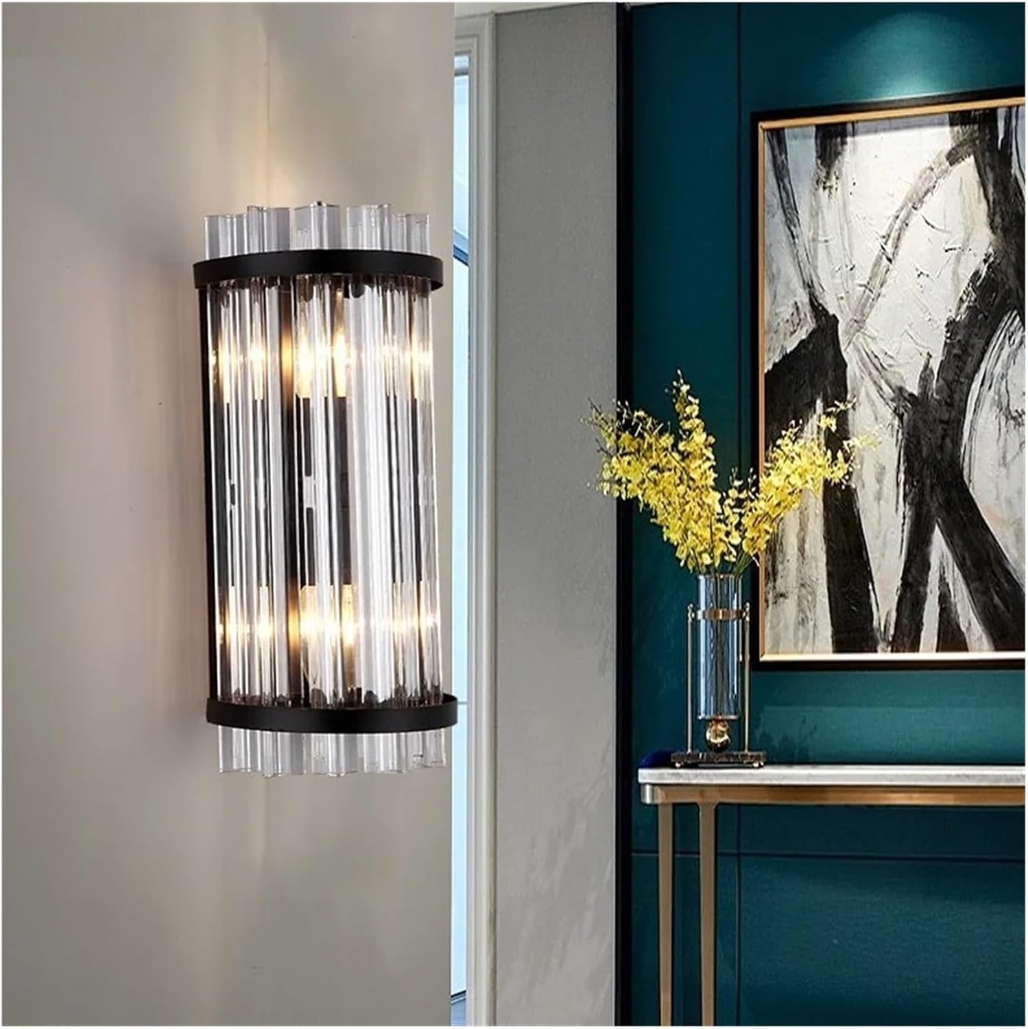 Luxury Bedroom Bedside Crystal Wall Lamp Living Room Background Sconces Staise Aisle Led Indoor Lighting Home ?
