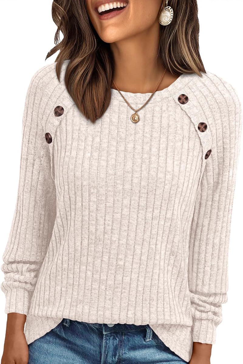 AUTOMET Camisas de manga larga para mujer Suéteres de otoño Blusa de negocios informales | Tops de túnica de trabajo, suéteres lindos de moda, blusa informal elegante, talla grande, trajes de maestra 2026, ropa de invierno de moda