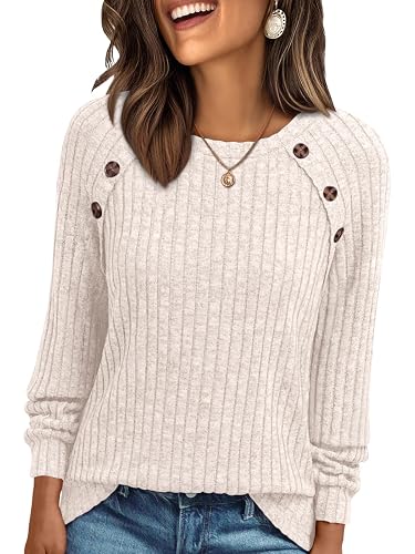 AUTOMET Womens Long Sleeve Shirts Fall Sweaters Business Casual Tops Blouse | Work Tunic Tops, Trendy Cute Sweaters, Dressy Casual Blouse, Plus Size, 2026 Teacher Outfits, Fashion Winter Clothes