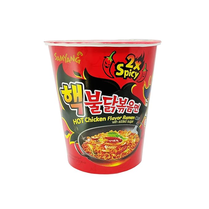 Hot Chicken 2X Spicy Cup Noodle, 70 Grams