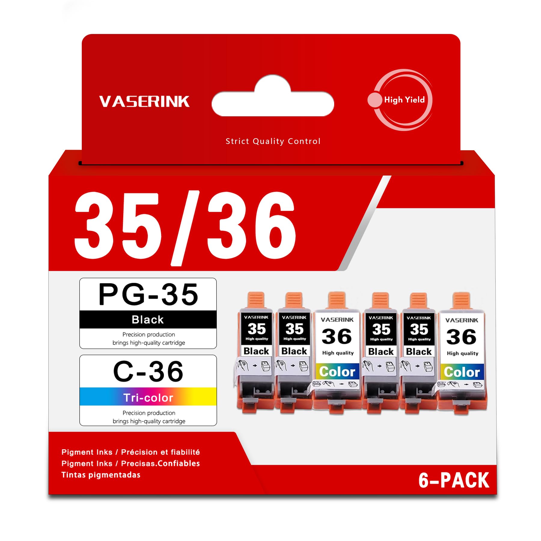 InkVibe PGI-35 CLI-36 Ink Replacements For Canon TR150 Ink