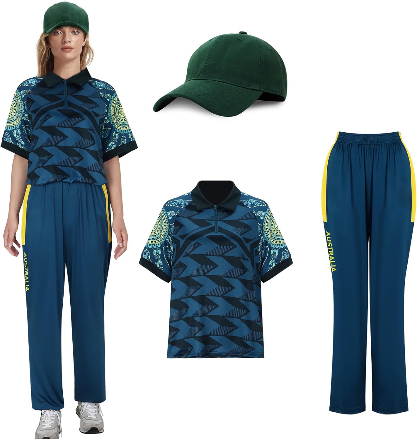 Raygun Breakdancing Costume Shirt Hat Pants Outfit Adult Women Girls Australian Raygun Break Dancer Halloween Suit