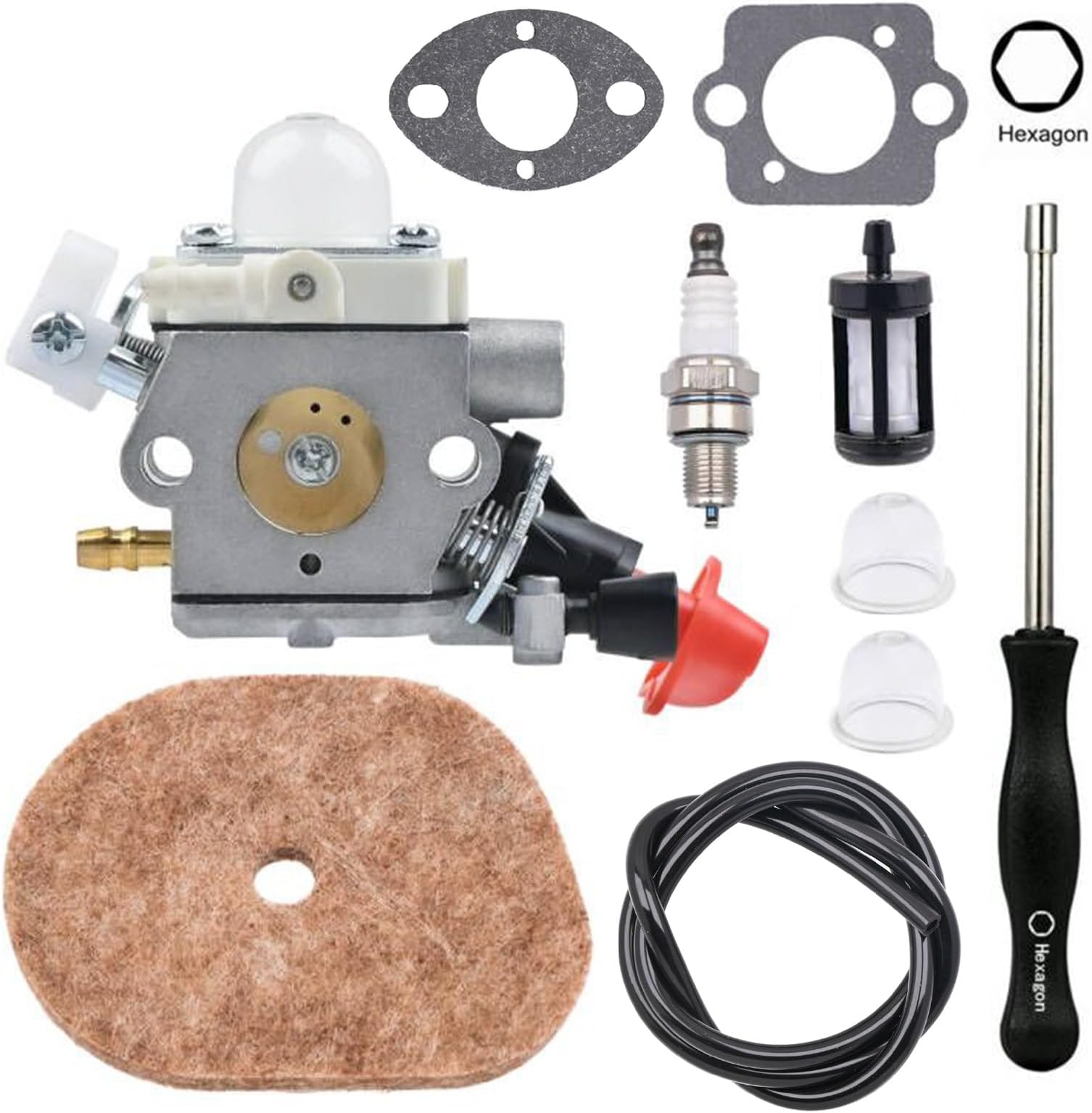 Carburateur De Rechange Pour Stihl FS90R, FS100, KM90R – Réf. C1Q-S174 | Avec Kit De Réglage, Compatible Débroussailleuse