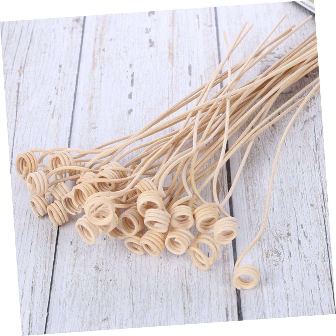 20 Piece Rattan Reed Diffuser Sticks Spiral Head for Fragrance
