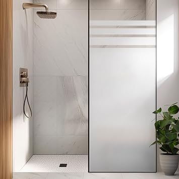 Etched Glass Window Privacy Film by Artscape - Decorative Frosted Glass Design, Static Cling, Full Coverage Privacy, Reduces Glare, Removable and Repositionable, Made in USA - 24 x 36 Inch
