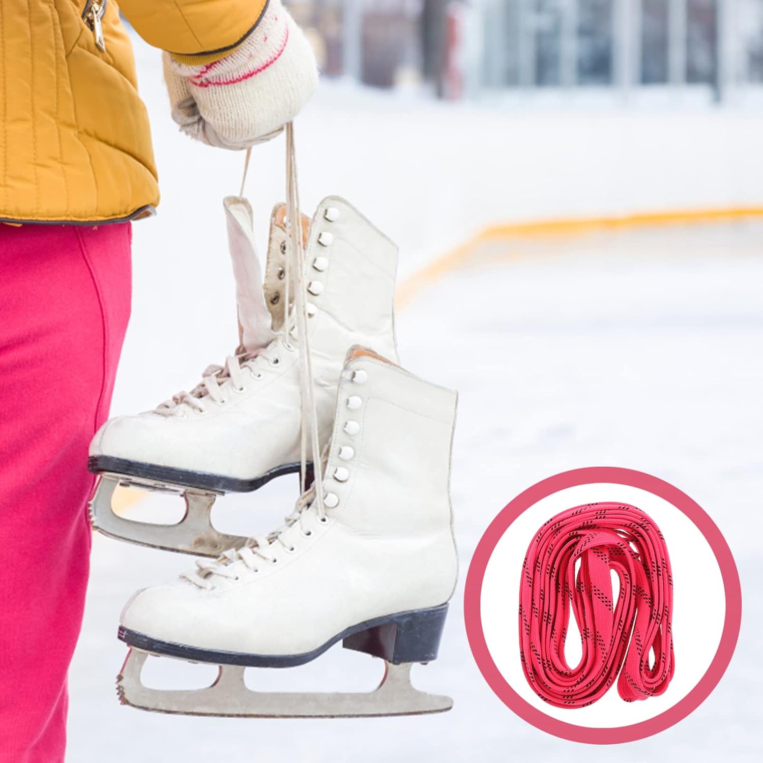 Skate Wax Laces er Skates Shoelaces Shoe Laces Hockey Skates Laces Red Sneakers Shoelaces Kid Sneakers