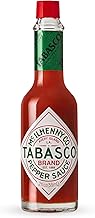 TABASCO Brand Original Red Pepper Hot Sauce, Medium Heat, Glass Bottle, Classic & Versatile Flavor, Three Simple Ingredients, Great for Dips, Tacos, Eggs, Pizza, Oysters & More, 2 Fl Oz (Pack of 1)