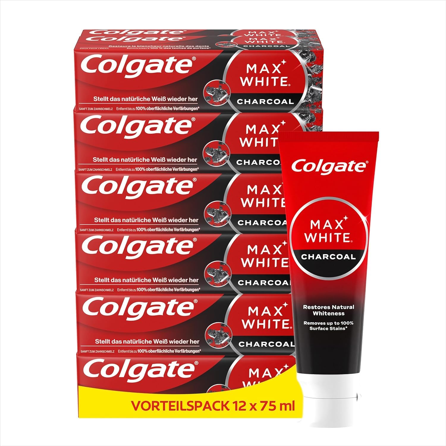 Colgate Max White Charcoal Toothpaste 75ml