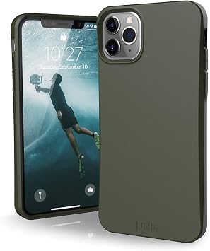 URBAN ARMOR GEAR iPhone 11 Pro Max 6.5 inch Shockproof Case, Outback Environmentally Friendly Material, Olive Drab [Official Dealer in Japan] UAG-IPH19LO-OD