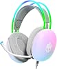 Nova Light Gaming Headset with Mic, Translucent Wired RGB Headphones, Compatible with PCs, Xbox Series XS, PlayStation 54, Nintendo Switch, Passive Noise-Cancelling, Includes USB-A Cord