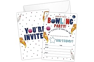 Bowling Birthday Invitations - Strike Up Some Fun!