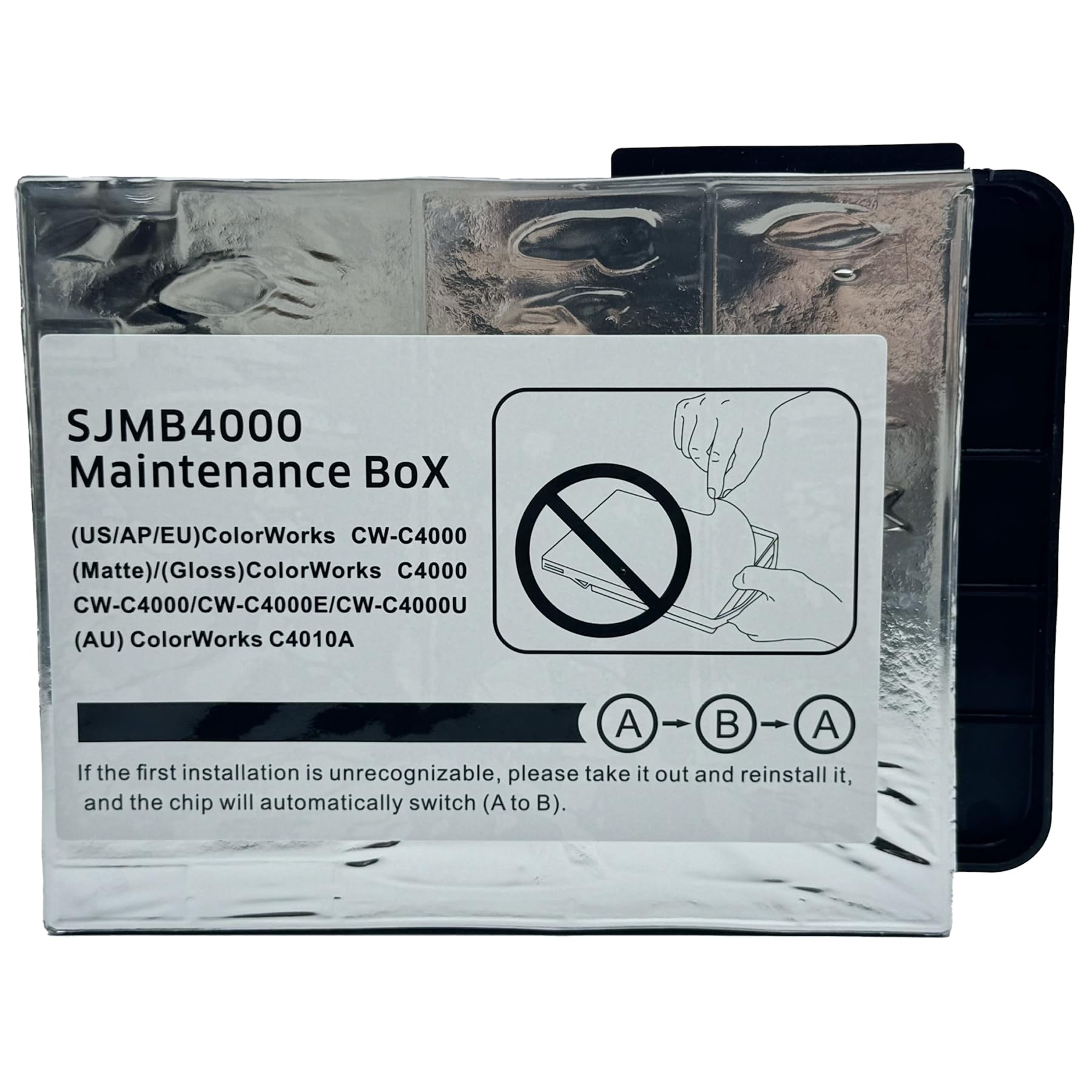 HEMEINYSJMB4000 Maintenance Cartridge Replacement for EPN SJMB4000 Maintenance Box,Compatible with ColorWorks CW-C4000 CW-C4000E CW-4020 CW-C4030 Lable Printer