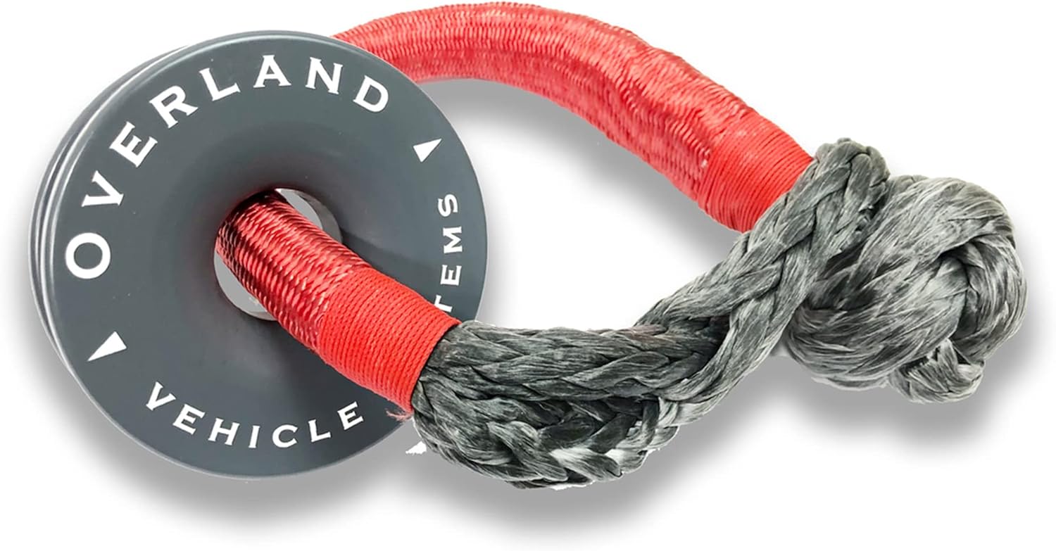 Overland Vehicle Systems Recovery Ring 4.00" 41,000 lb. Gray with Storage Bag